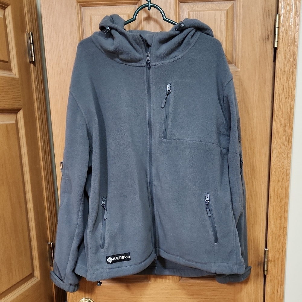 Baerskin Tactical Gray Fleece Jacket